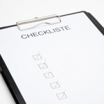 Checkliste Klemmboard